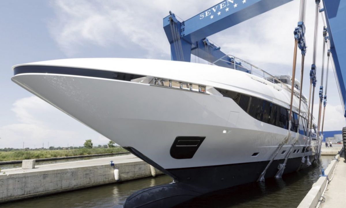 The mangusta oceano flagship hits the water